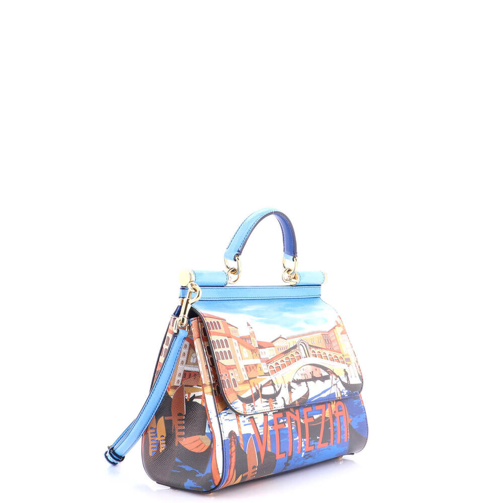 Dolce & Gabbana Medium Miss Sicily Bag Printed Leather - Picture 2 of 5